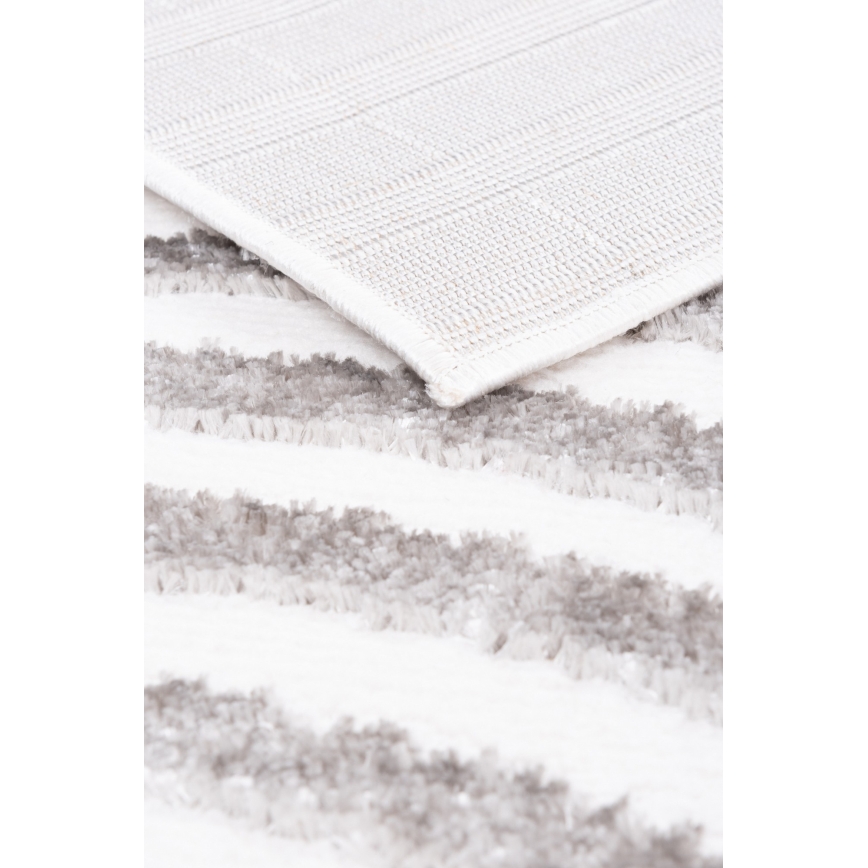 Teppich SALAMANCA 200x280 cm grau/weiß