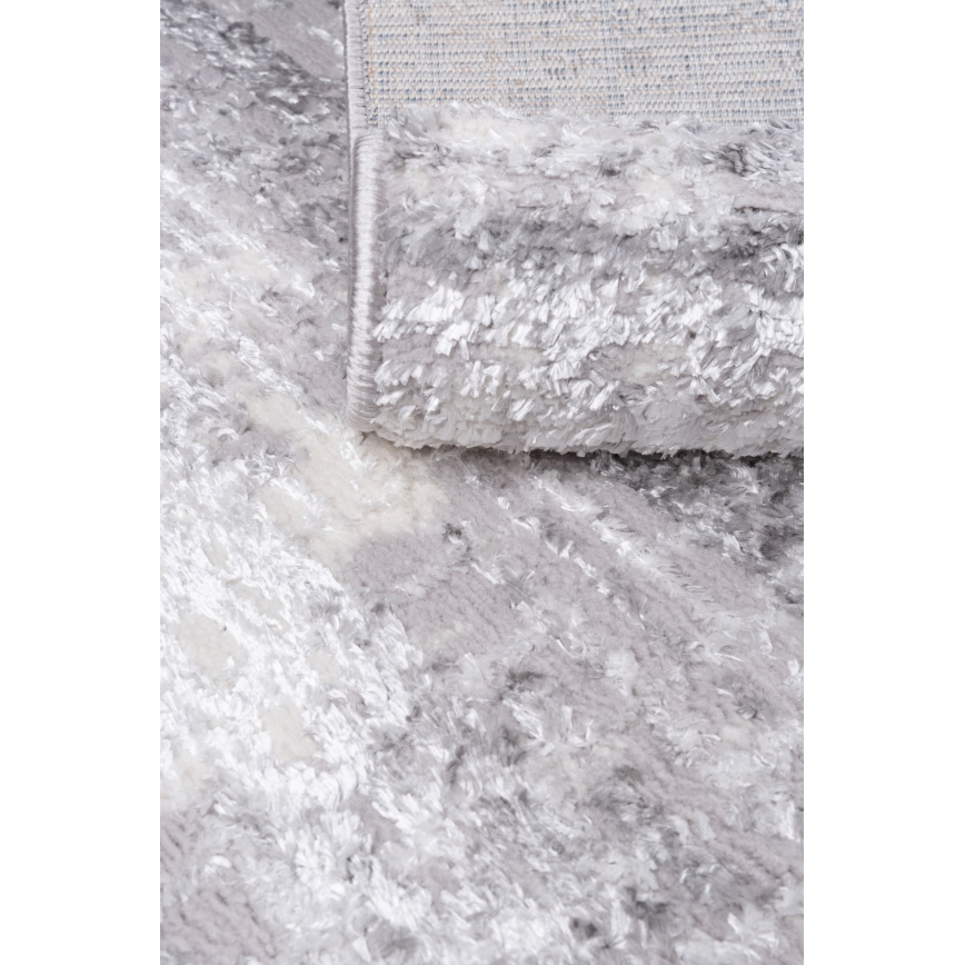 Teppich SALAMANCA 67x120 cm grau/weiß