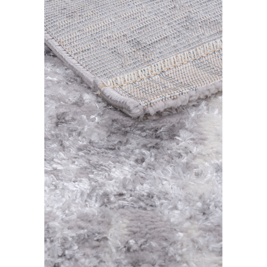 Teppich SALAMANCA 67x120 cm grau/weiß