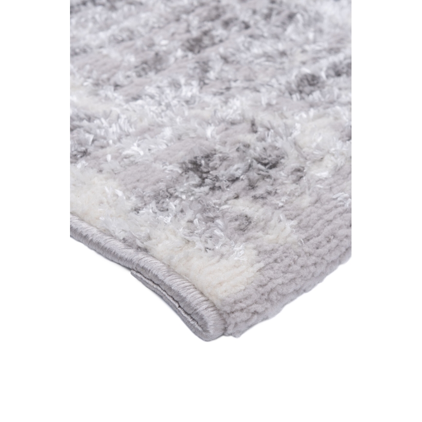 Teppich SALAMANCA 67x120 cm grau/weiß
