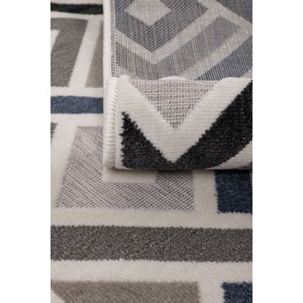 Teppich SHIFT 120x160 cm grau/blau