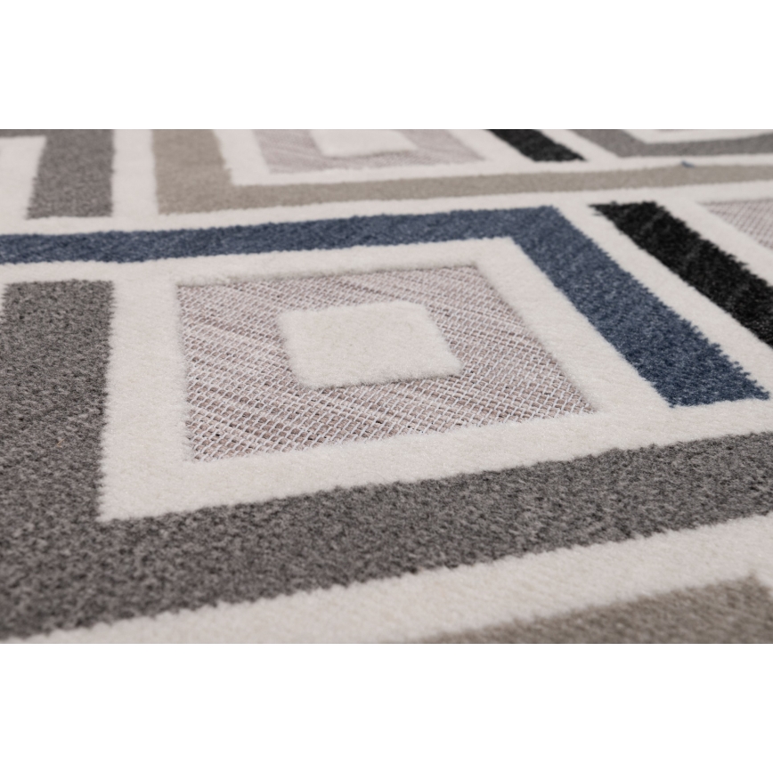 Teppich SHIFT 120x160 cm grau/blau