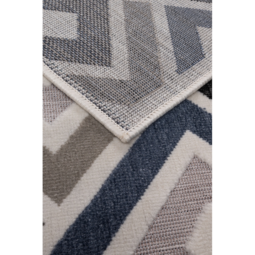 Teppich SHIFT 160x220 cm grau/blau