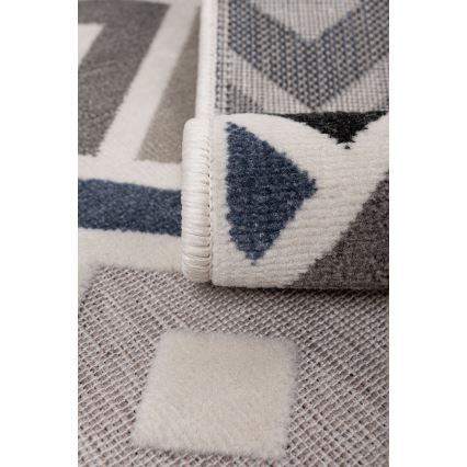 Teppich SHIFT 80x150 cm grau/blau