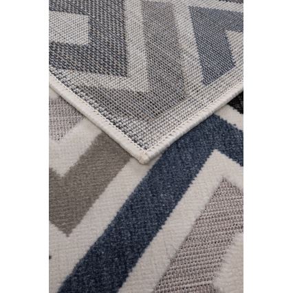 Teppich SHIFT 80x150 cm grau/blau