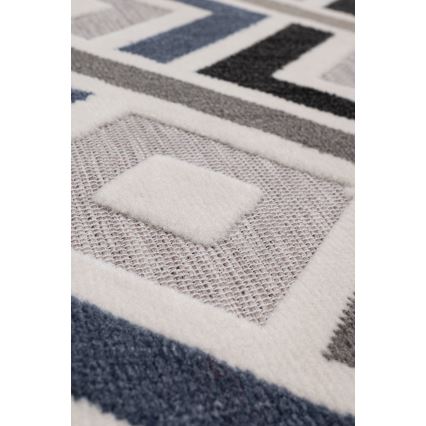 Teppich SHIFT 80x150 cm grau/blau