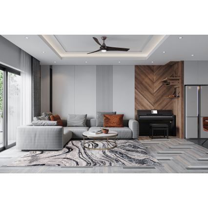 Teppich STONE 120x160 cm grau/anthrazit