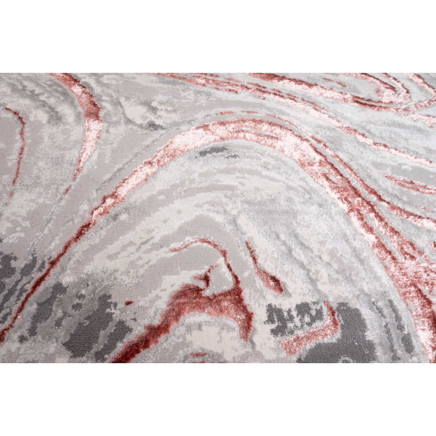 Teppich STONE 120x160 cm rosa/grau