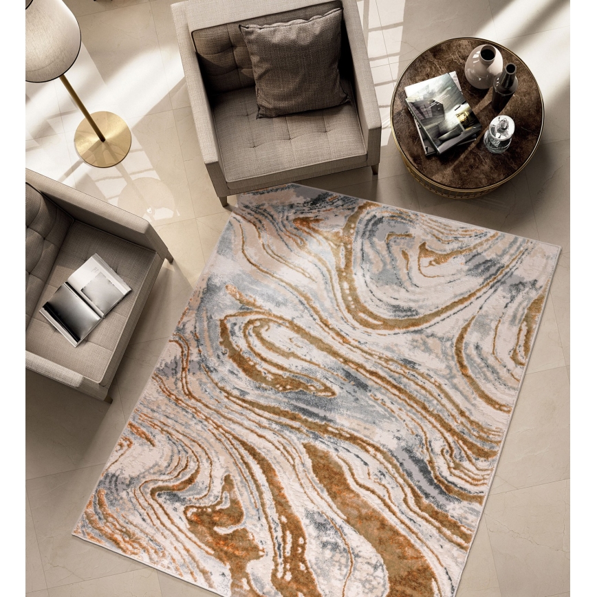 Teppich STONE 160x220 cm beige/grau