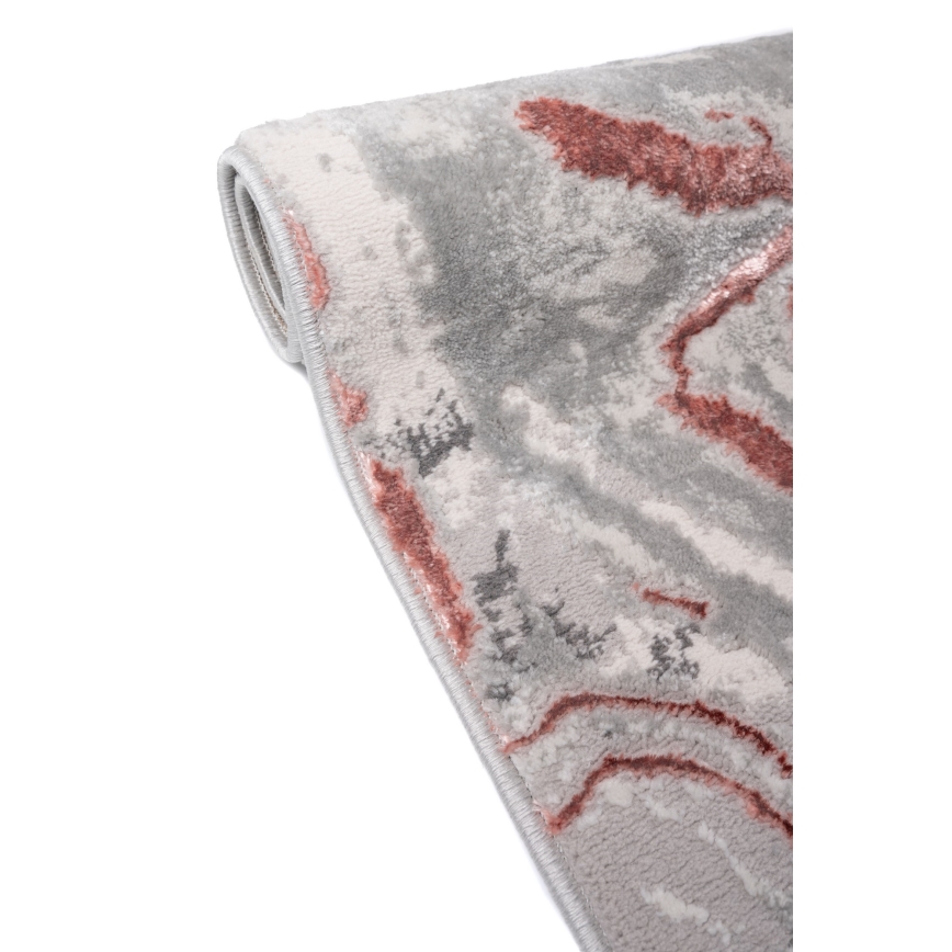 Teppich STONE 160x220 cm rosa/grau