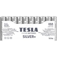 Tesla Batteries - 10 Stk. Alkalibatterie AAA SILVER+ 1,5V