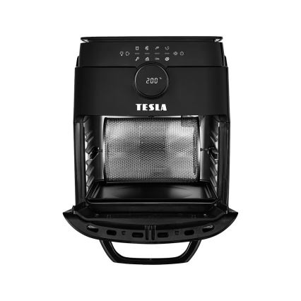 TESLA Electronics AirCook & Grill – Intelligente multifunktionale digitale Heißluftfritteuse 12 l 1800W/230V mit Wi-Fi