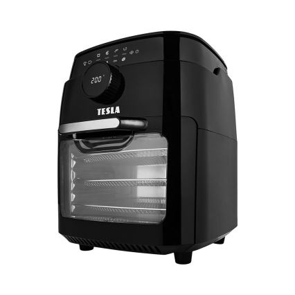 TESLA Electronics AirCook & Grill - Smarte multif. digit. Heißluftfritteuse 12 l 1800W/230V Wi-Fi