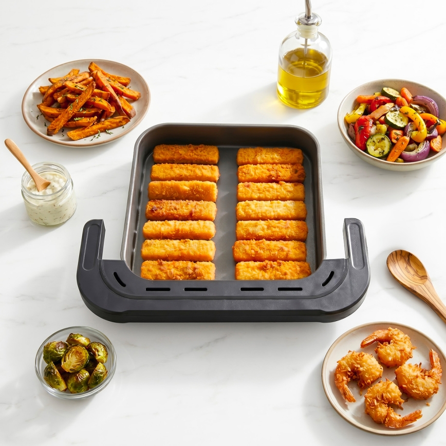 TESLA Electronics AirCook - 3-Zonen-Heißluftfritteuse 14,5 l 2800 W/230 V schwarz