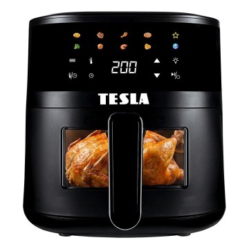 TESLA Electronics AirCook - Heißluftfritteuse 4,4 l 1450W/230V schwarz