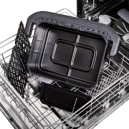TESLA Electronics AirCook - Multifunktionale digitale Dual-Heißluftfritteuse 10 l 2400W/230V