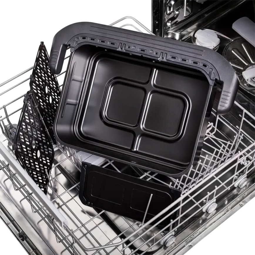 TESLA Electronics AirCook - Multifunktionale digitale Dual-Heißluftfritteuse 10 l 2400W/230V
