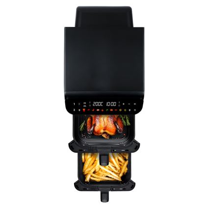 TESLA Electronics AirCook - Multifunktionale digitale Heißluftfritteuse 11 l 2800W/230V schwarz