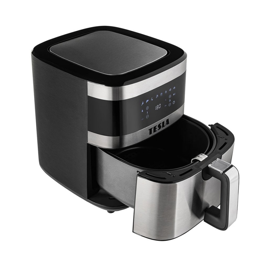 TESLA Electronics AirCook - Multifunktionale digitale Heißluftfritteuse 6 l 1700W/230V