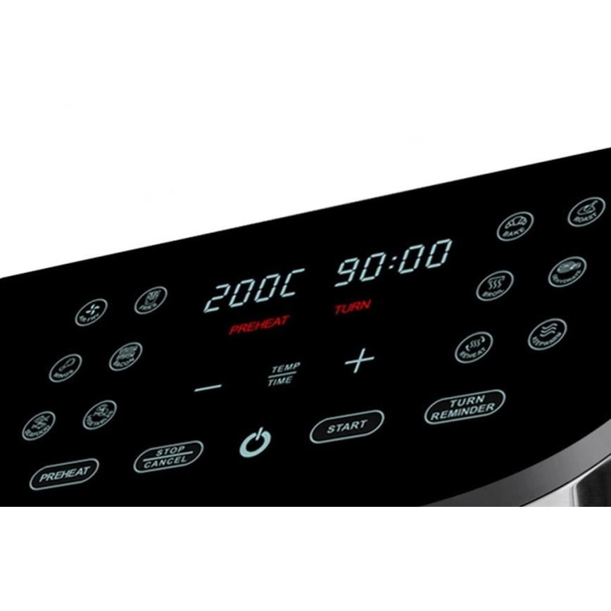 TESLA Electronics AirCook - Multifunktionale digitale Heißluftfritteuse 8 l 1700W/230V