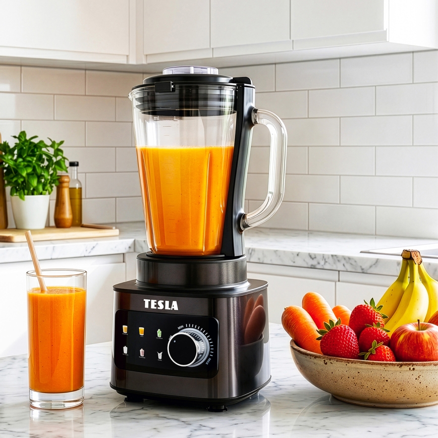 TESLA Electronics CrunchX - Standmixer 1500W/230V schwarz