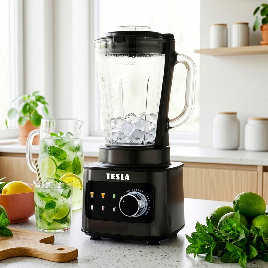 TESLA Electronics CrunchX - Standmixer 1500W/230V schwarz