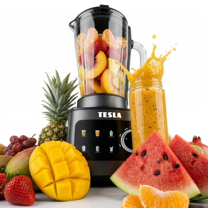 TESLA Electronics CrunchX - Standmixer 1500W/230V schwarz