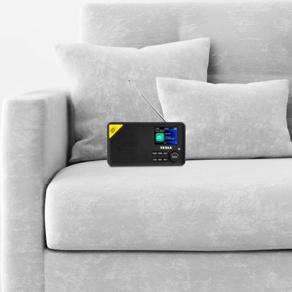 TESLA Electronics - DAB+ FM Radio 5W/4000 mAh Schwarz