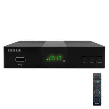 TESLA Electronics - DVB-T2 H.265 (HEVC) Empfänger 2xAAA + Fernbedienung