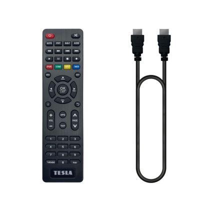 TESLA Electronics - DVB-T2 H.265 (HEVC) Receiver 2xAAA + Fernbedienung