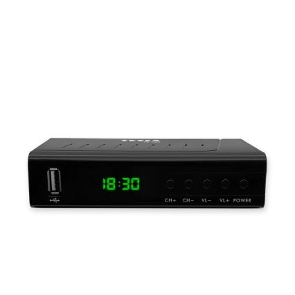 TESLA Electronics - DVB-T2 H.265 (HEVC) Receiver, HDMI-CEC 2xAAA + Fernbedienung