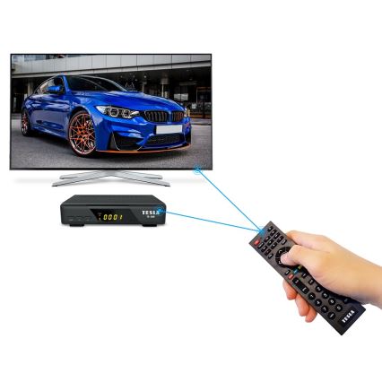 TESLA Electronics - DVB-T2 H.265 (HEVC) Receiver, HDMI-CEC + Fernbedienung