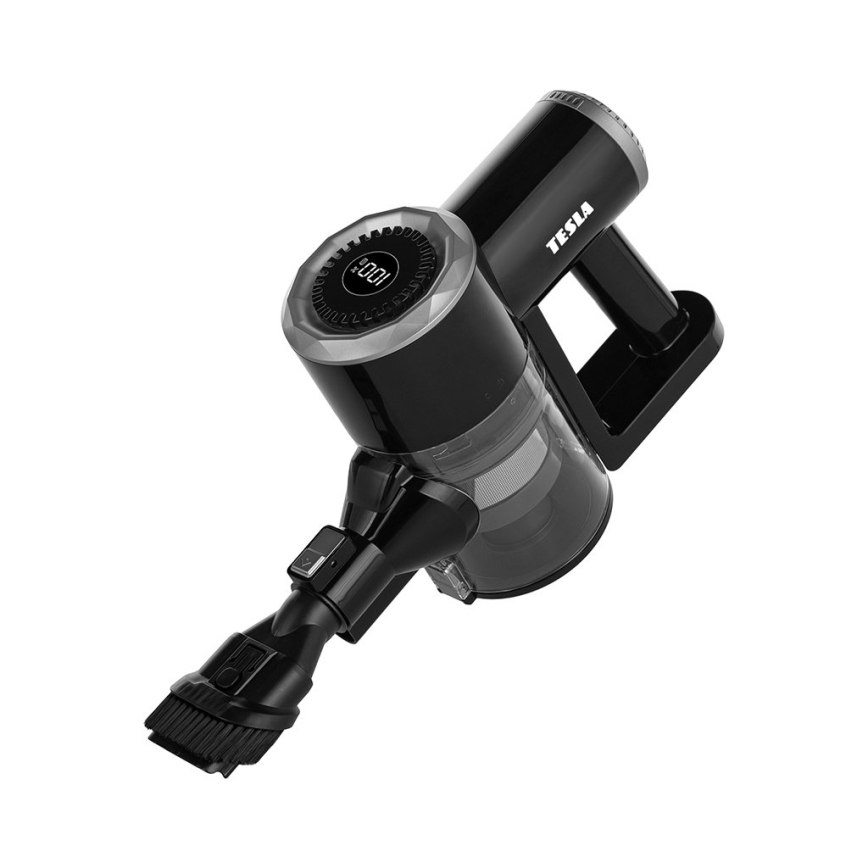 TESLA Electronics PureStar - 2-in-1 Stab-Handstaubsauger 150W/2200 mAh 22,2V schwarz