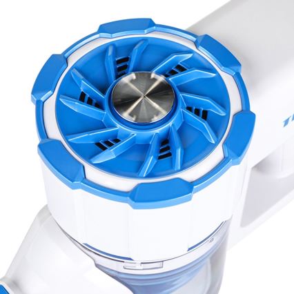TESLA Electronics PureStar - Stielhandstaubsauger 2-in-1 220W/2200 mAh 22,2V blau/weiß