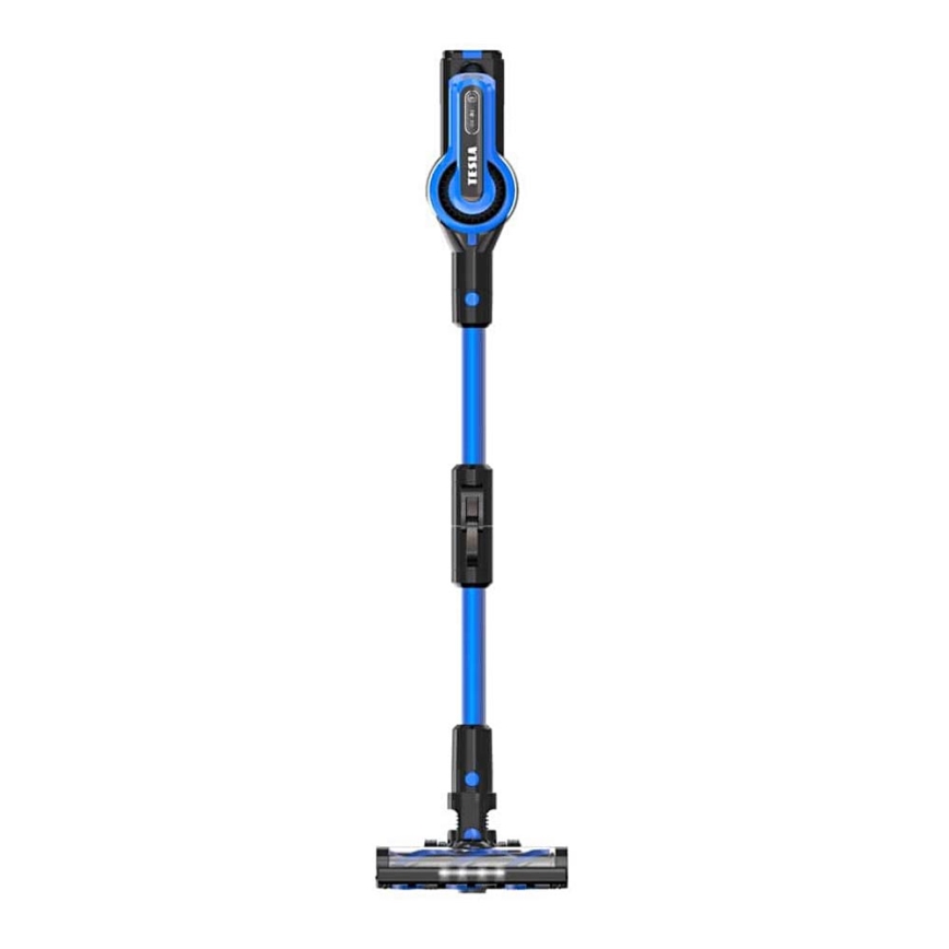 TESLA Electronics PureStar - Stielhandstaubsauger 2-in-1 300W/2200 mAh 29,6V blau/schwarz
