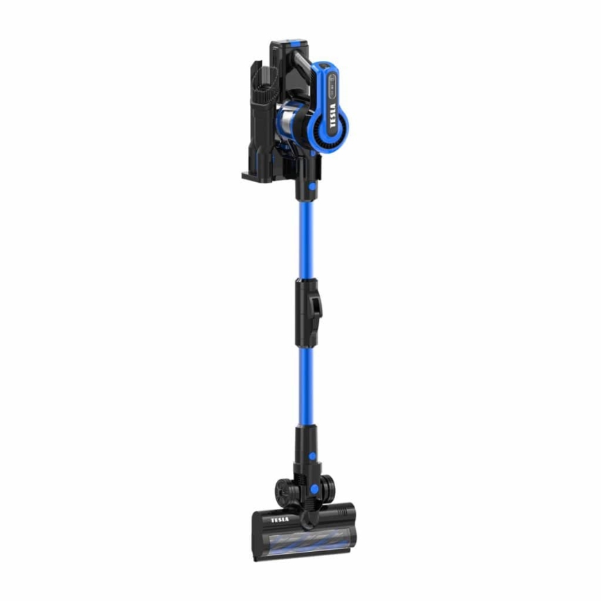 TESLA Electronics PureStar - Stielhandstaubsauger 2-in-1 300W/2200 mAh 29,6V blau/schwarz