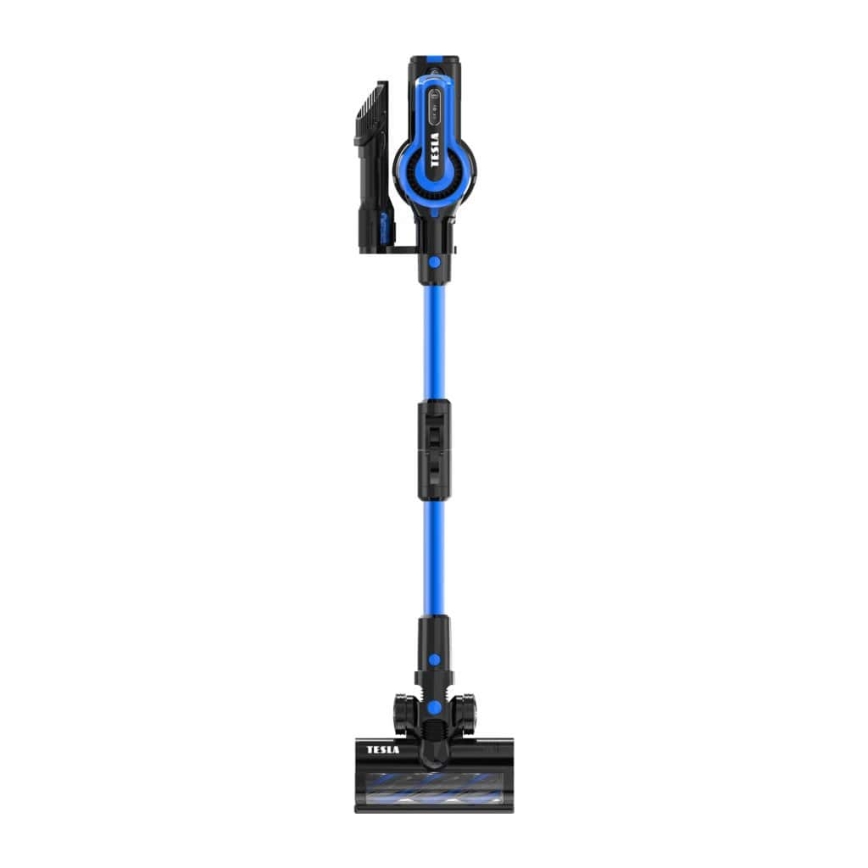 TESLA Electronics PureStar - Stielhandstaubsauger 2-in-1 300W/2200 mAh 29,6V blau/schwarz