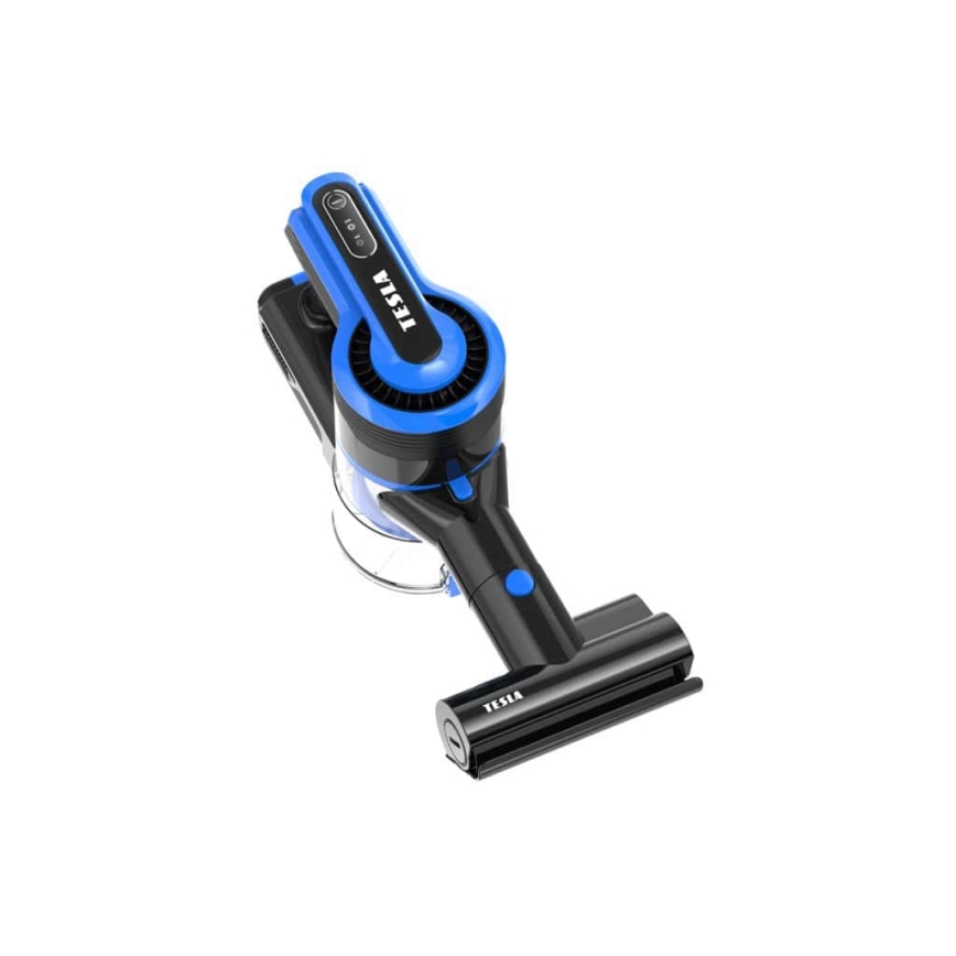 TESLA Electronics PureStar - Stielhandstaubsauger 2-in-1 300W/2200 mAh 29,6V blau/schwarz