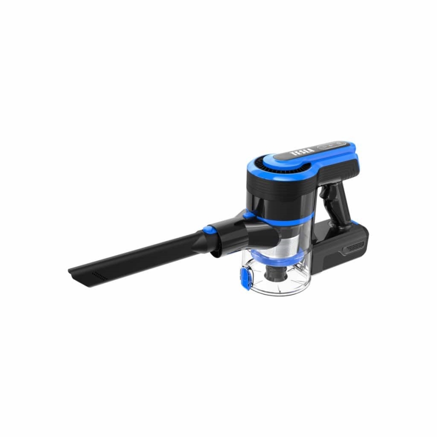 TESLA Electronics PureStar - Stielhandstaubsauger 2-in-1 300W/2200 mAh 29,6V blau/schwarz
