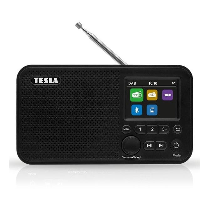 TESLA Electronics - Radio DAB+ FM 5W/1800 mAh schwarz