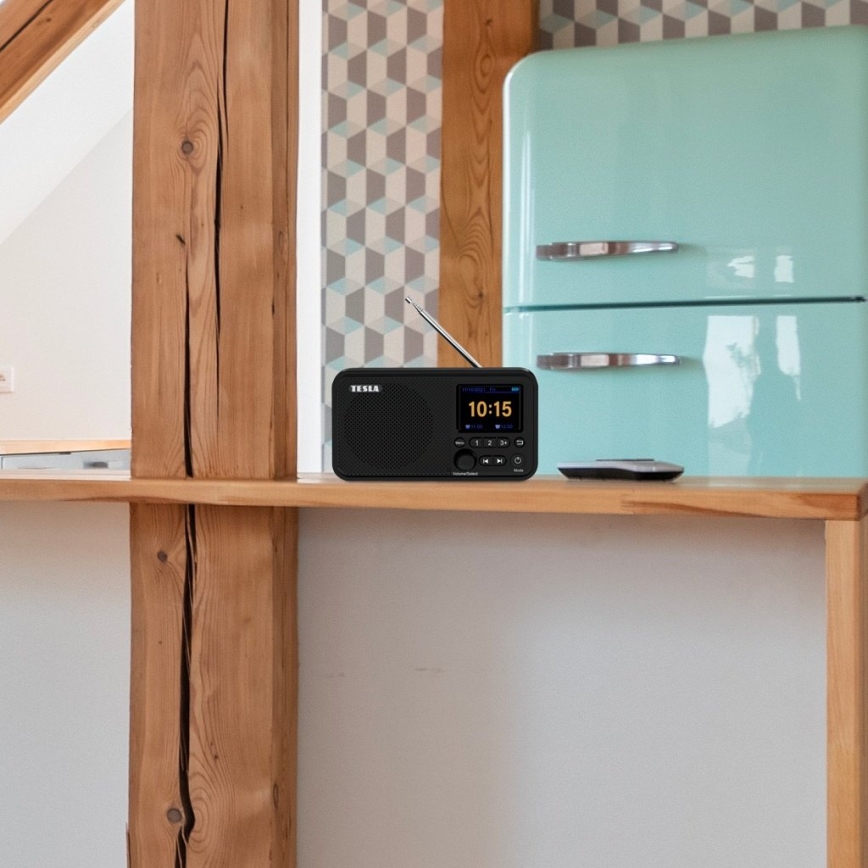 TESLA Electronics - Radio DAB+ FM 5W/1800 mAh schwarz