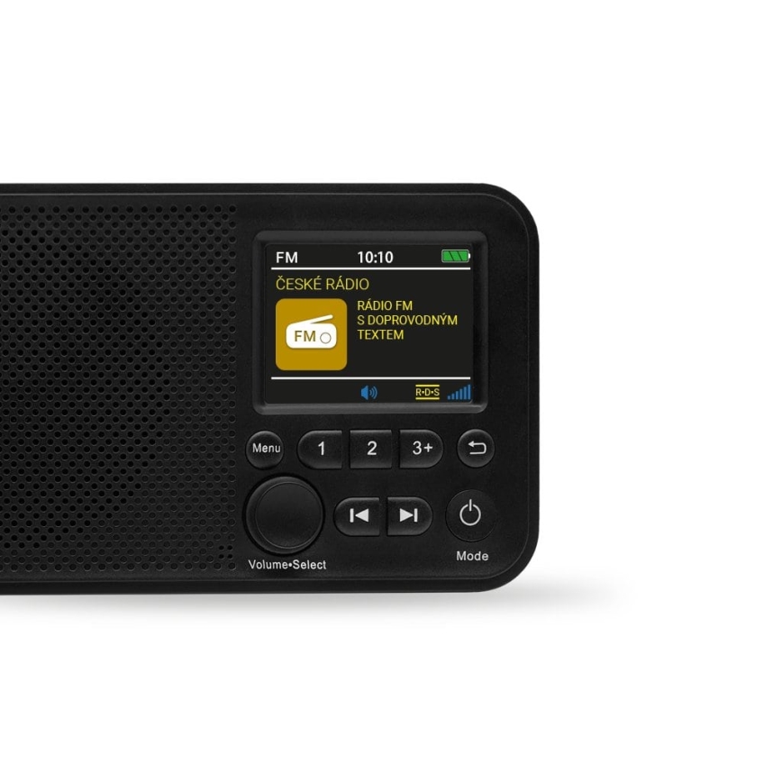 TESLA Electronics - Radio DAB+ FM 5W/1800 mAh schwarz
