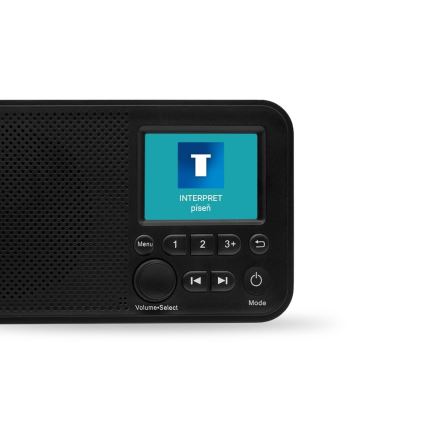 TESLA Electronics - Radio DAB + FM 5W/1800 mAh schwarz