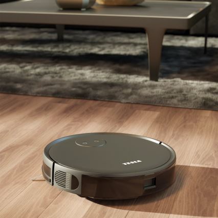 TESLA Smart - Intelligenter 2-in-1 Saugroboter 2000 mAh Wi-Fi Schwarz + Fernbedienung