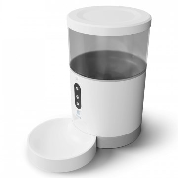 TESLA Smart - Automatischer Smart-Futterautomat für Haustiere 4 l 5V/3xLR20 Wi-Fi