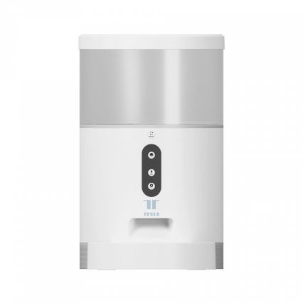 TESLA Smart - Automatischer Smart-Futterautomat für Haustiere 4 l 5V/3xLR20 Wi-Fi