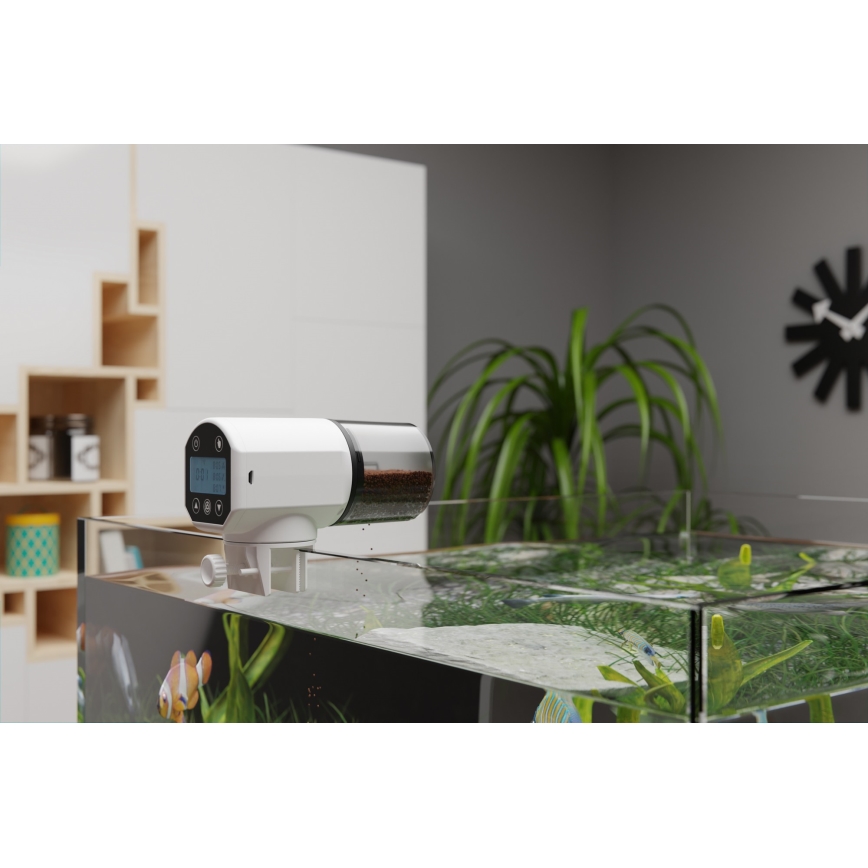 TESLA Smart - Intelligente automatische Fischfutterstation 200 ml 5V Wi-Fi
