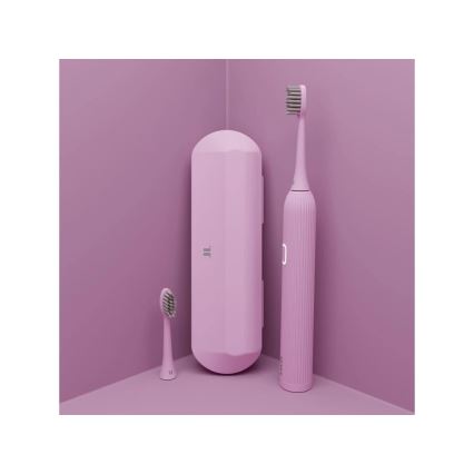 TESLA Smart - Intelligente Schallzahnbürste TS200 DELUXE Rosa