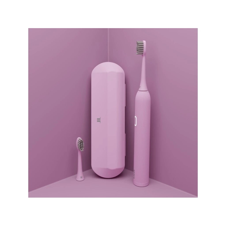 TESLA Smart - Intelligente Schallzahnbürste TS200 DELUXE Rosa