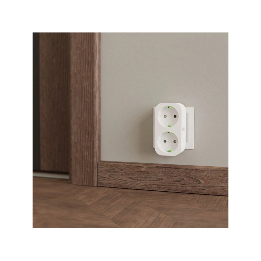 TESLA Smart - Intelligente Steckdosenleiste 2x16A/230V Typ F Wi-Fi Tuya
